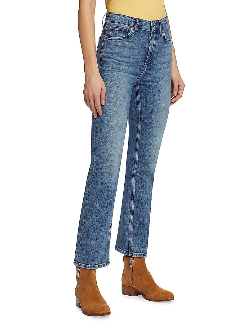 70S Bootcut Crop Jeans