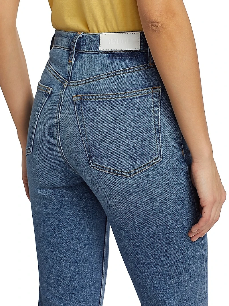 70S Bootcut Crop Jeans