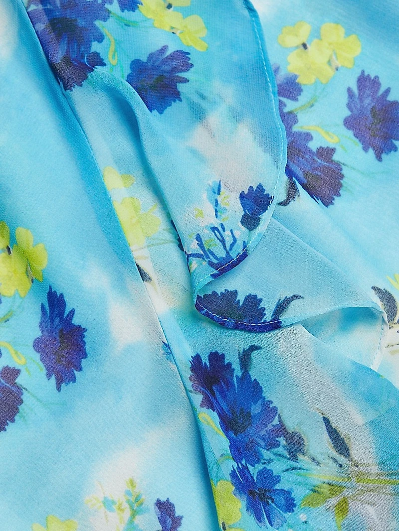 Corinna Floral Strapless Maxi Dress