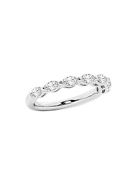 14K White Gold & 0.75 TCW Diamond Ring
