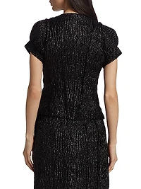 Embellished Short-Sleeve Top