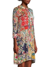 Otti Floral Polo Tunic Dress