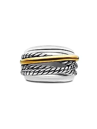 The Crossover Collection® Narrow Ring with 14K Yellow Gold