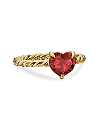 Chatelaine Heart Ring 18K Yellow Gold