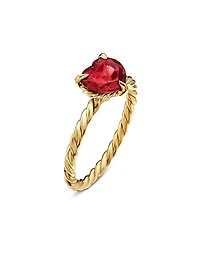 Chatelaine Heart Ring 18K Yellow Gold