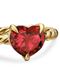 Chatelaine Heart Ring 18K Yellow Gold