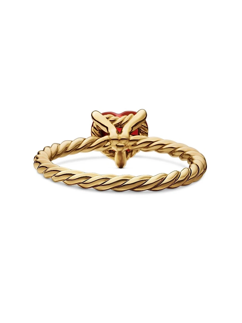 Chatelaine Heart Ring 18K Yellow Gold