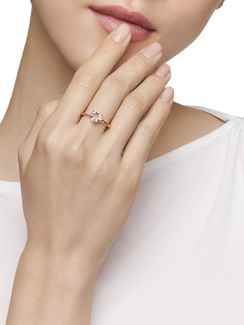 Chatelaine Heart Ring 18K Rose Gold