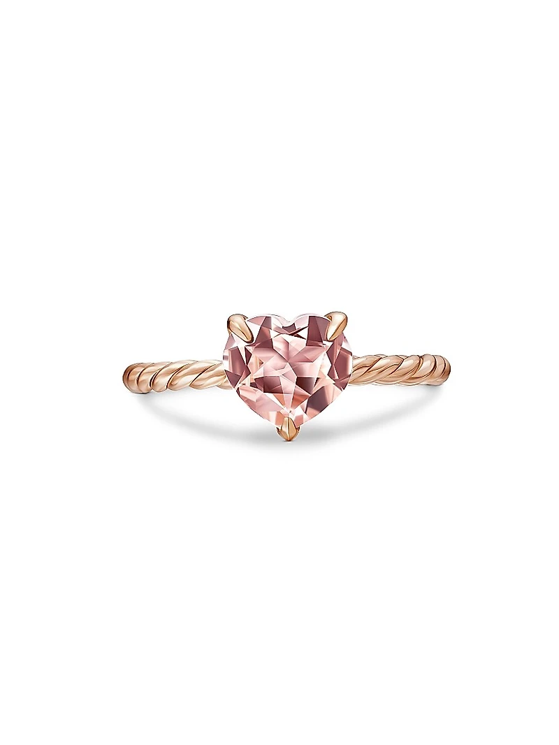 Chatelaine Heart Ring 18K Rose Gold