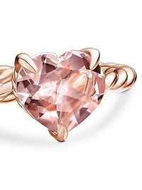 Chatelaine Heart Ring 18K Rose Gold