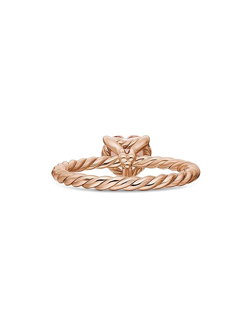 Chatelaine Heart Ring 18K Rose Gold