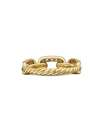 Stax Chain Link Ring 18K Yellow Gold