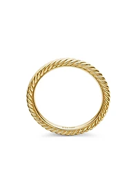 Cable Collectibles Stack Ring 18K Yellow Gold, 2mm