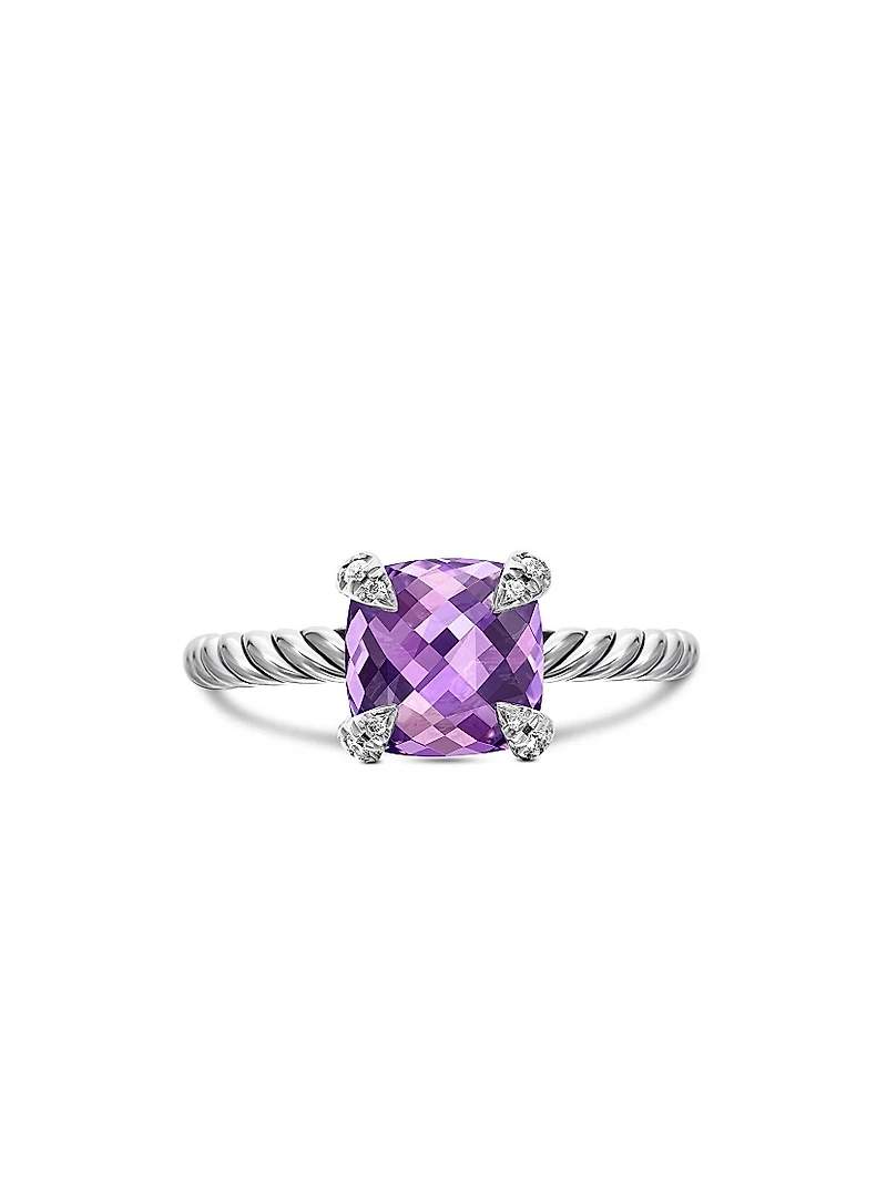 Chatelaine® Ring with Pavé Diamonds