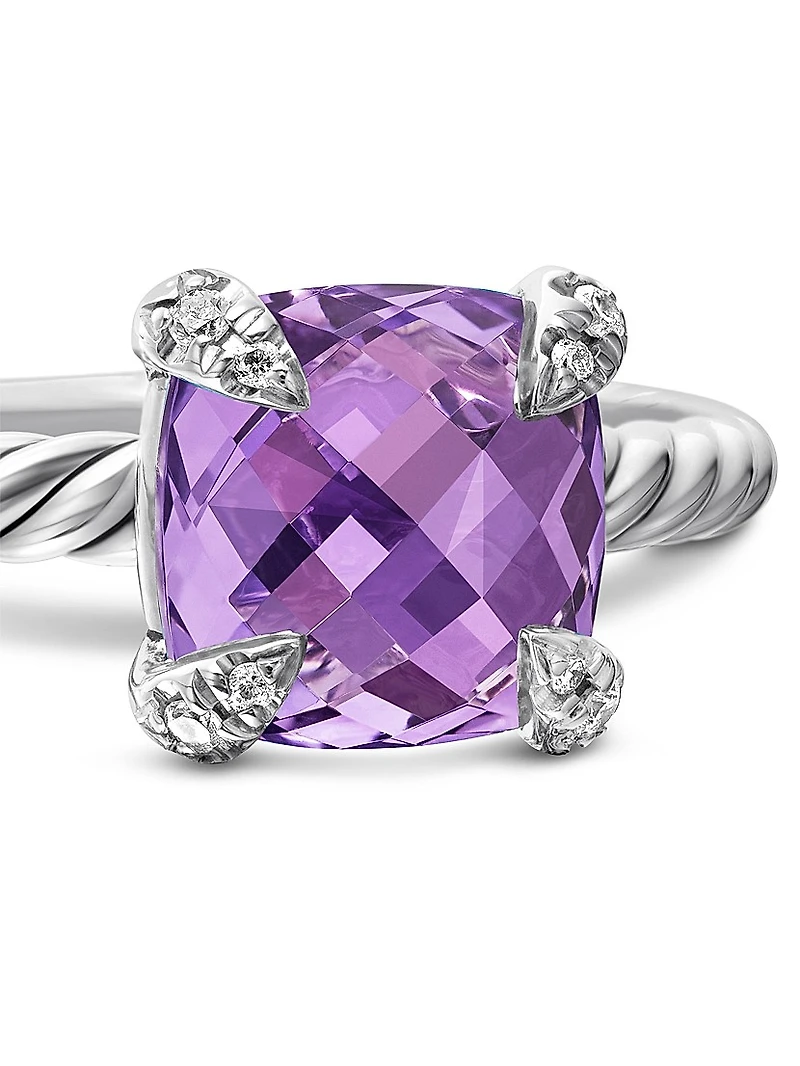 Chatelaine® Ring with Pavé Diamonds