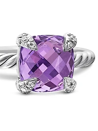 Chatelaine® Ring with Pavé Diamonds