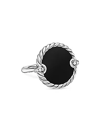 DY Elements® Ring With Pavé Diamonds