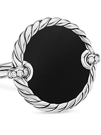 DY Elements® Ring With Pavé Diamonds