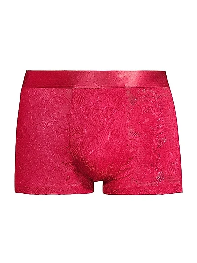 Never Say Never Lace Boxer Briefs
