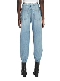 Miramar Denim-Print Joggers