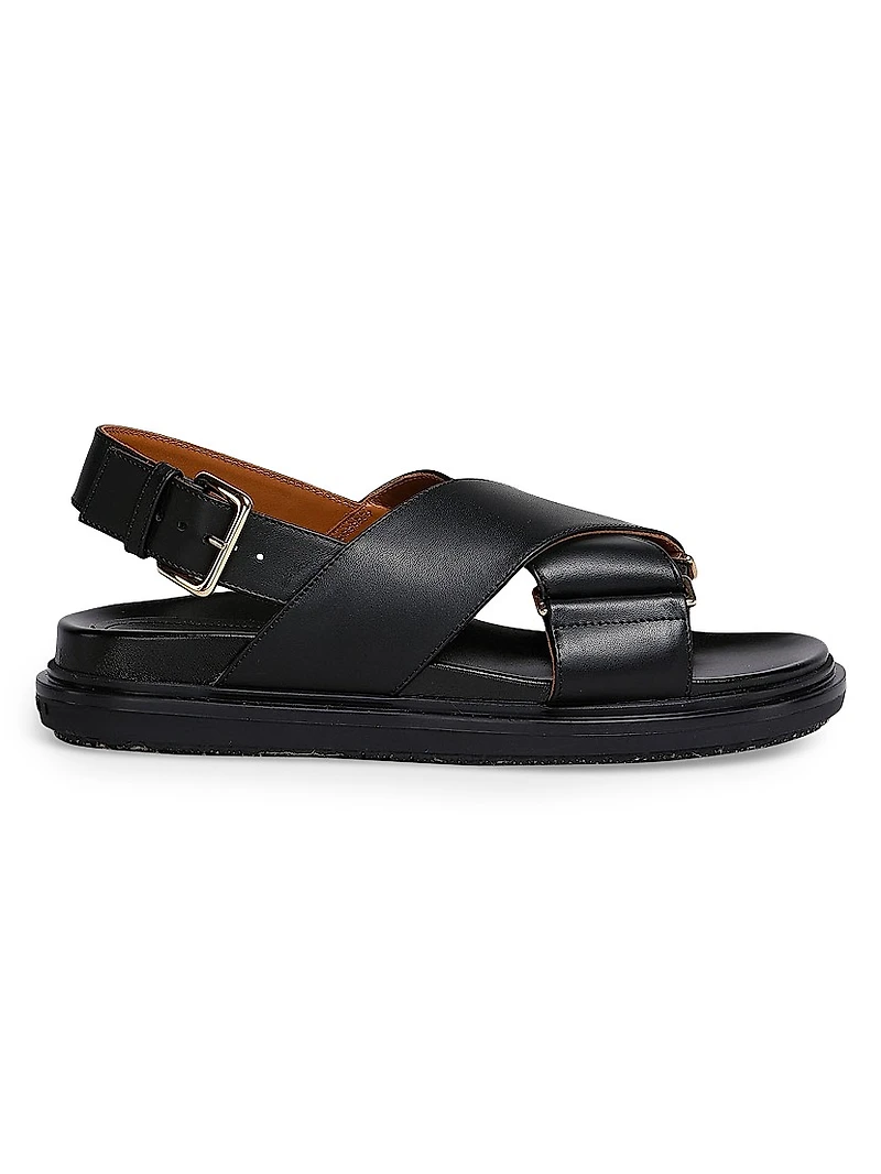 FB Crisscross Leather Sport Sandals