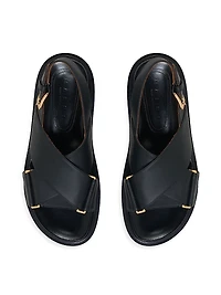 FB Crisscross Leather Sport Sandals