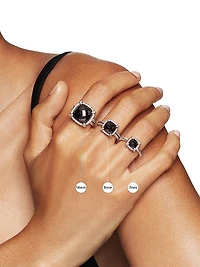 Petite Chatelaine Pavé Bezel Ring 18K Rose Gold