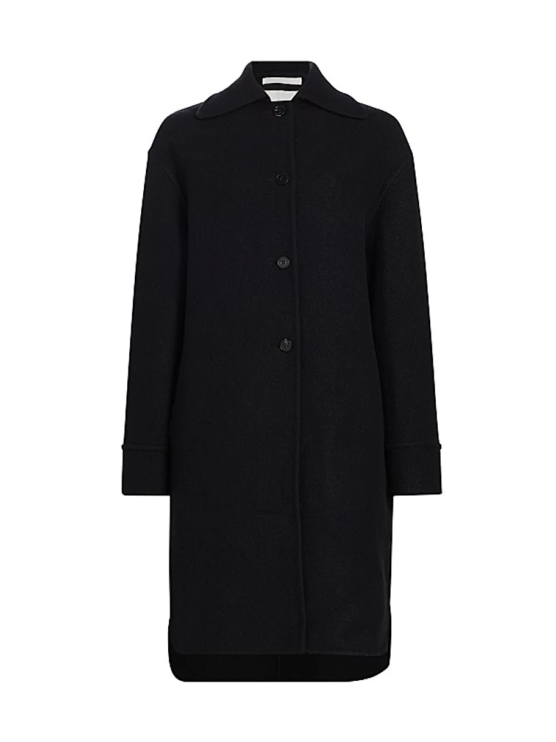 Oversized Double-Faced Wool Coat
