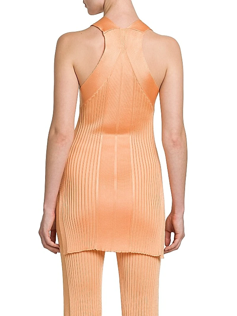 Rib-Knit Tunic Tank