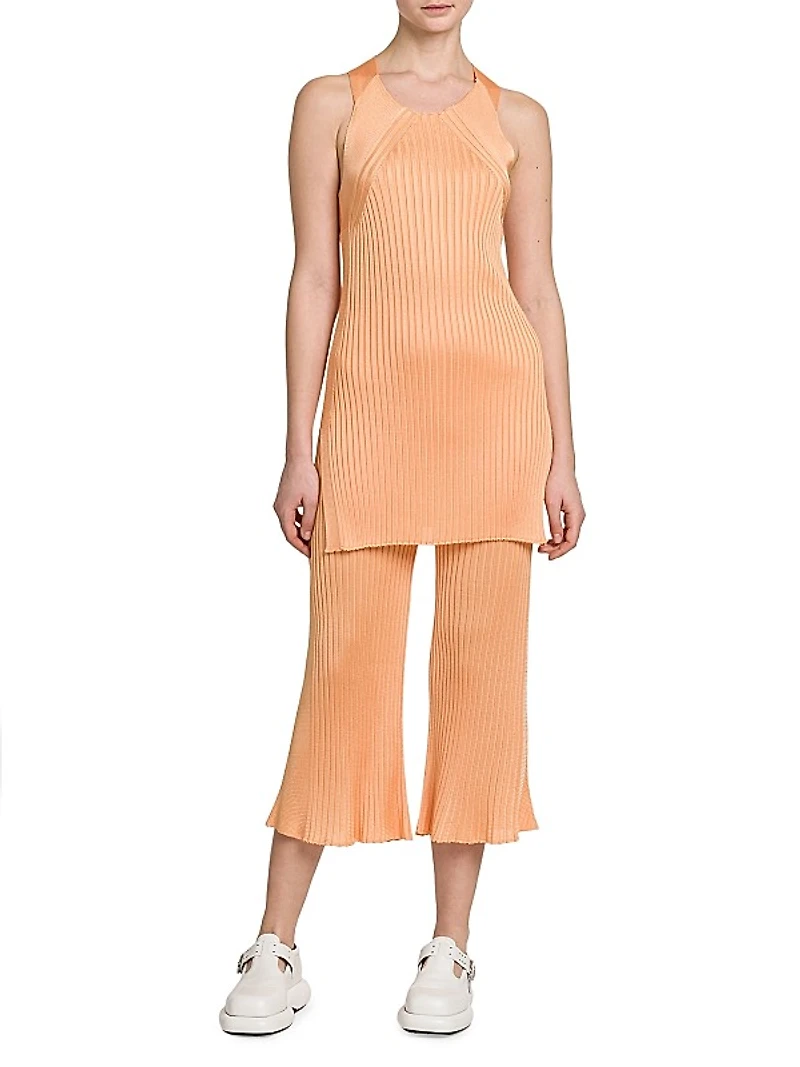 Rib-Knit Tunic Tank