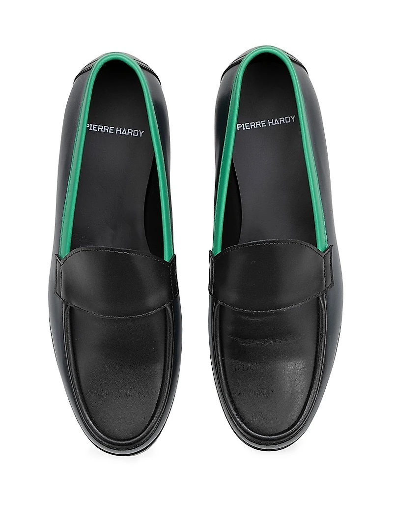 Hardy Colorblocked Leather Loafers