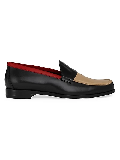 Hardy Colorblocked Leather Loafers