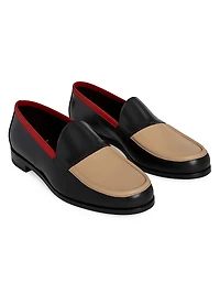 Hardy Colorblocked Leather Loafers