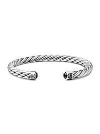Cable Cuff Bracelet Sterling Silver