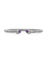 Cable Classics Color Bracelet with Pavé Diamonds