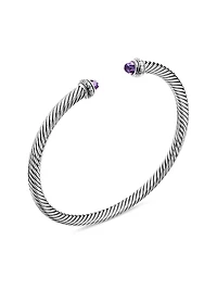 Cable Classics Color Bracelet with Pavé Diamonds