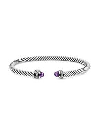 Cable Classics Color Bracelet with Pavé Diamonds