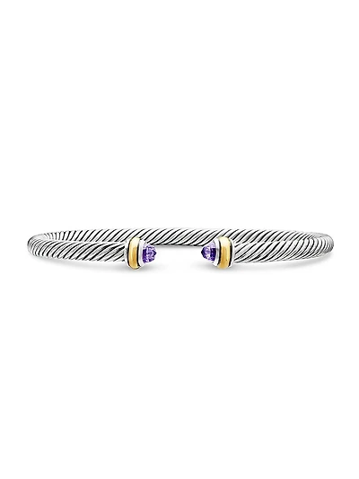 Cable Classics Color Bracelet with 18K Yellow Gold