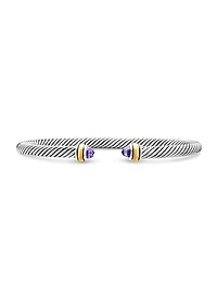Cable Classics Color Bracelet with 18K Yellow Gold