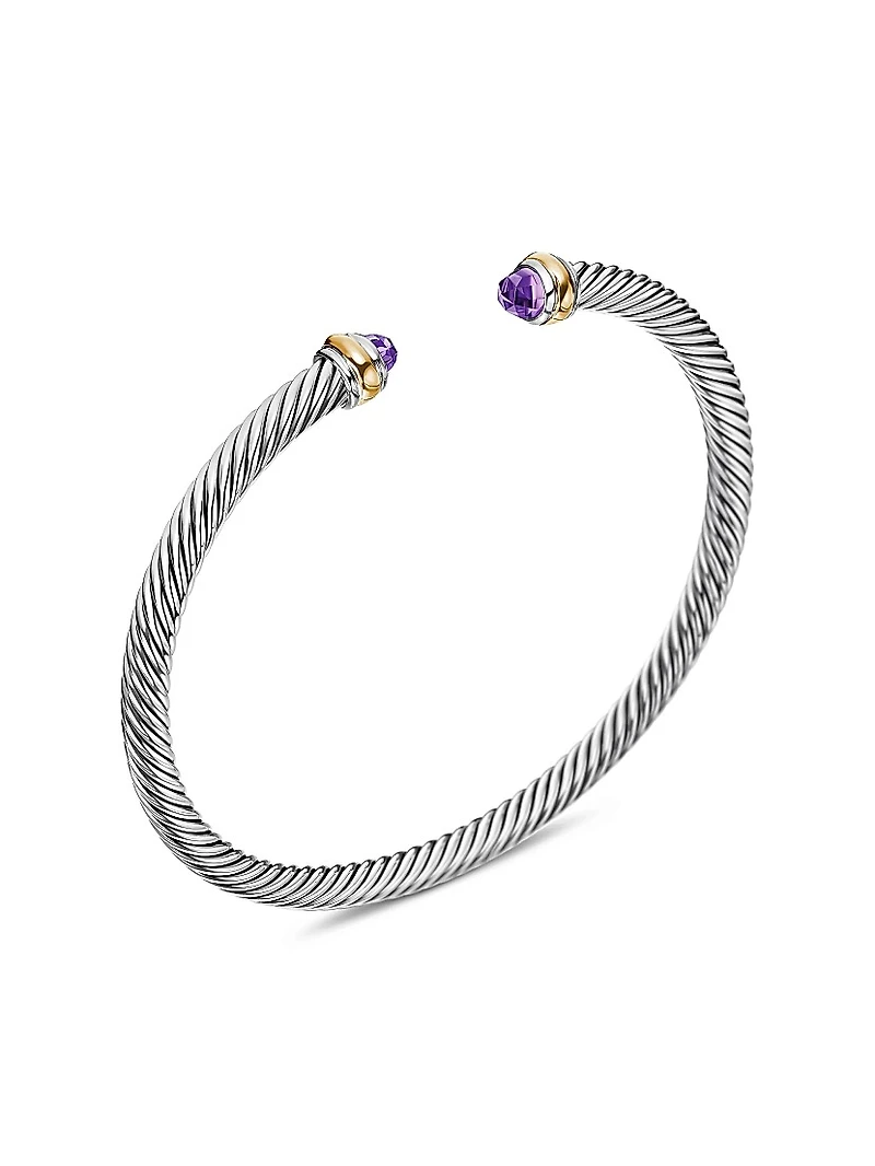 Cable Classics Color Bracelet with 18K Yellow Gold