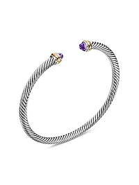 Cable Classics Color Bracelet with 18K Yellow Gold
