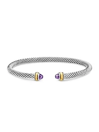 Cable Classics Color Bracelet with 18K Yellow Gold