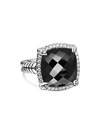 Chatelaine® Pavé Bezel Ring With Diamonds