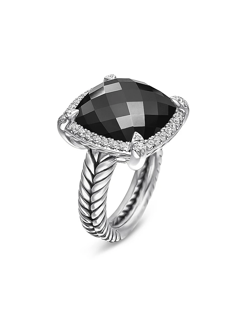 Chatelaine® Pavé Bezel Ring With Diamonds