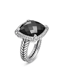 Chatelaine® Pavé Bezel Ring With Diamonds