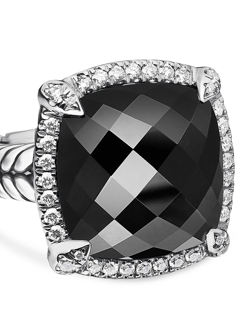 Chatelaine® Pavé Bezel Ring With Diamonds