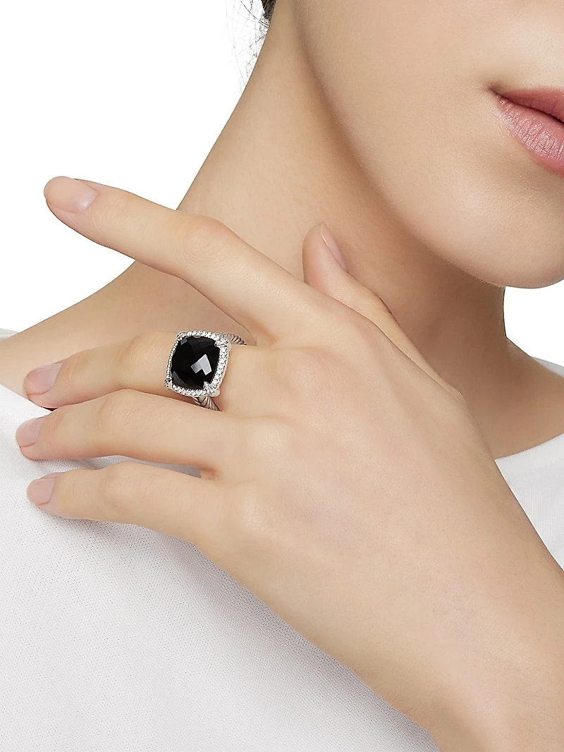 Chatelaine® Pavé Bezel Ring With Diamonds