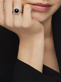 Chatelaine® Pavé Bezel Ring with Diamonds
