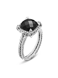 Chatelaine® Pavé Bezel Ring with Diamonds