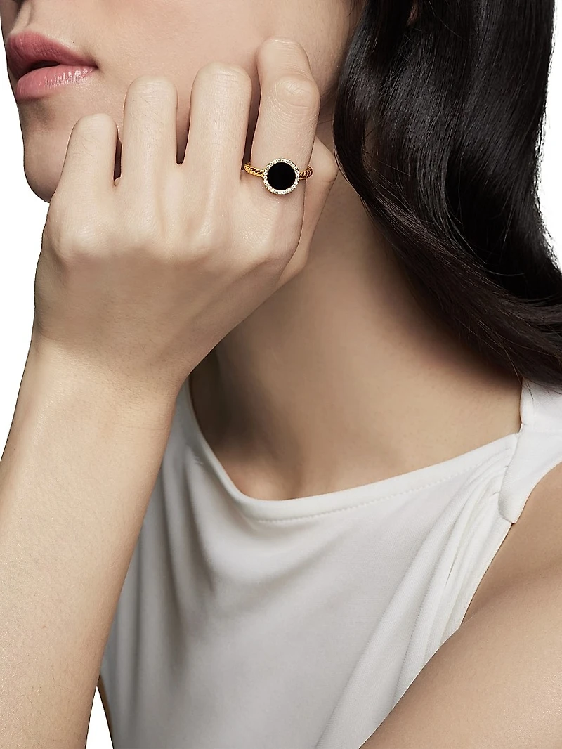 Petite DY Elements 18K Yellow Gold